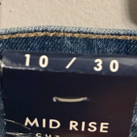 Lucky Brand Distressed Blue Jean Shorts No Stretch - Picture 3 of 6